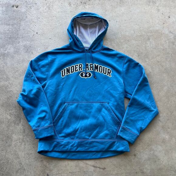 Under Armour y2k sweater Hoodie Light blue Mens size M - Picture 1 of 2